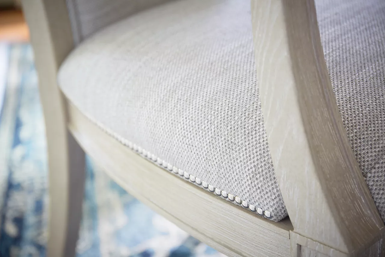 Closeup of the Hyde Park Armchair in a room scene.